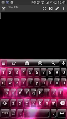 Emoji Keyboard Glass Nebula android App screenshot 5